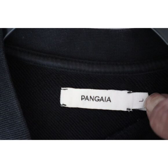 Pangaia Unisex Sz Large Black Relaxed Fit Organic Cotton DNA Sweatshirt - Picture 3 of 9